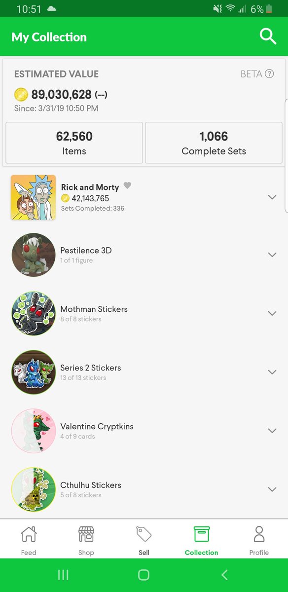 732Octodad's tweet photo. It's been a minute since I've yelled at @quidd but #wtfquidd twice now this glitch happened, and about a dozen times now I've backed out of the listing section and back to the set screen only to be sent to a random sale post -_- this new system sucks https://t.co/K7LR7xVWur