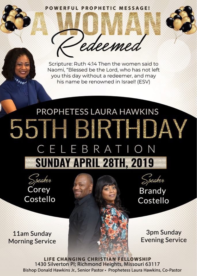 PASTORAHAWKINS's tweet photo. COME AND HELP ME CELEBRATE! https://t.co/zOWNOj0JfS