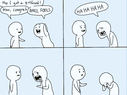 Folkire2's tweet photo. When single life hits you harder than you thought 👇

Well, what are you still crying about? Click below to find some genuine dating apps that actually works

https://t.co/2S6odsraU6
#AprilFoolsDay 
@DatingApp__ 
@Tinder 
@happn_app 
@hinge 
@BestDatingSites 
@bumble 
@TrollMEME https://t.co/MDcl9s2TRf