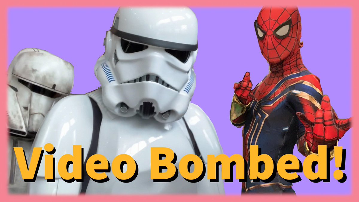 EVpicPro's tweet photo. We got video Bombed by #stormtroopers from #starwars!   Check out our latest vlog for a chat session with #spiderman! 
#marvel #comics #dog yes my #dog appears! https://t.co/jkuhiDd8Nw