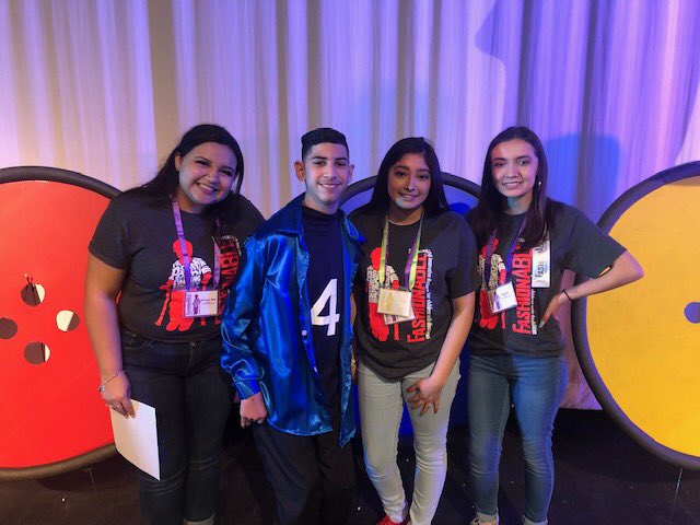 NISDMarshallFCS's tweet photo. Students in Practicum of Fashion participated in FashionAble by making custom clothing for students with physical disabilities or issues dressing. Autumn Bae Cardenas won $500 scholarship for her senior essay. Amazing event for all involved #superiorCTE @NISD_CTE  @NISDMarshall https://t.co/p9oc6rV26x