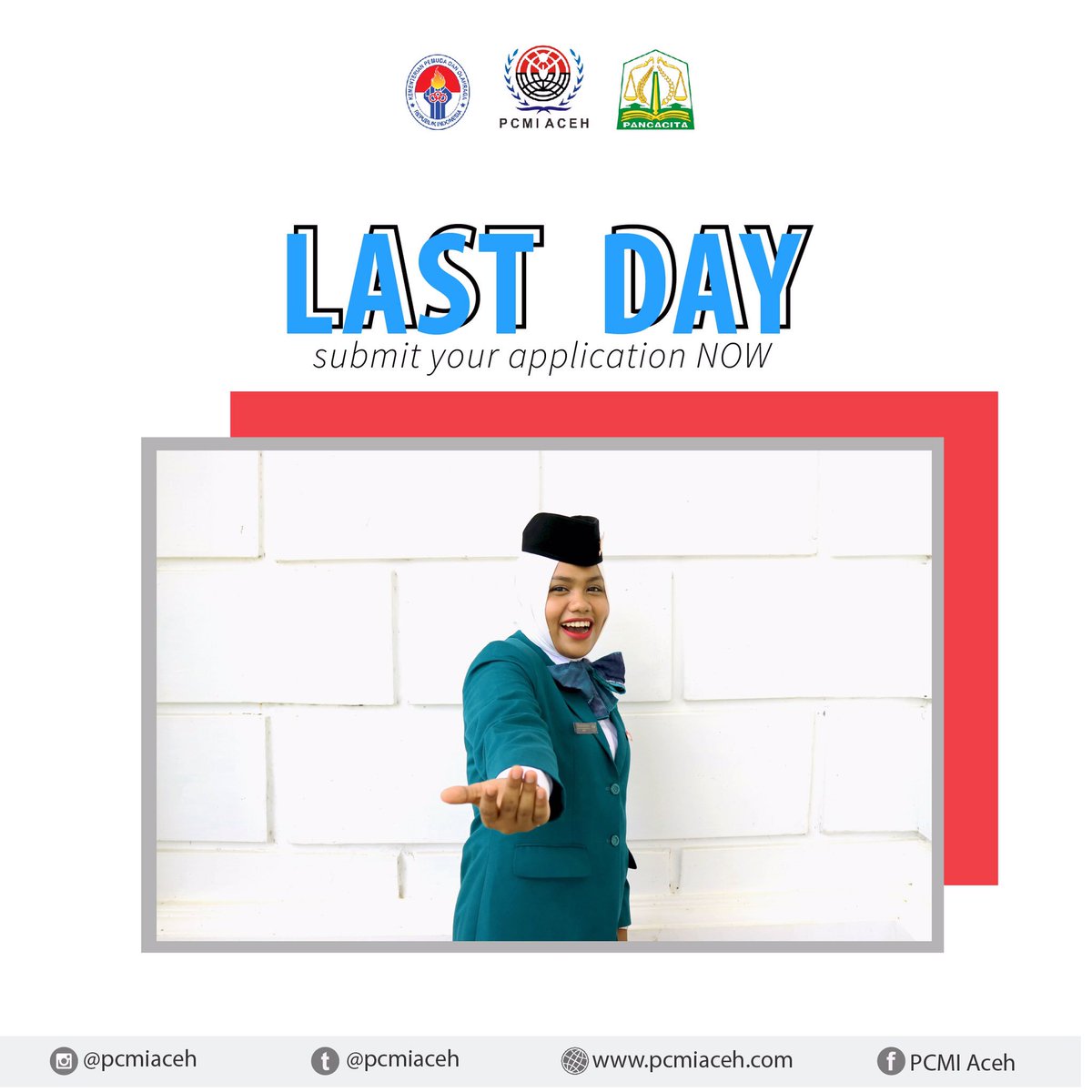 pcmiaceh's tweet photo. Hari ini batas akhir penerimaan berkas pendaftaran Seleksi Pertukaran Pemuda Antar Negara guys!!! https://t.co/pYGfQNDDto