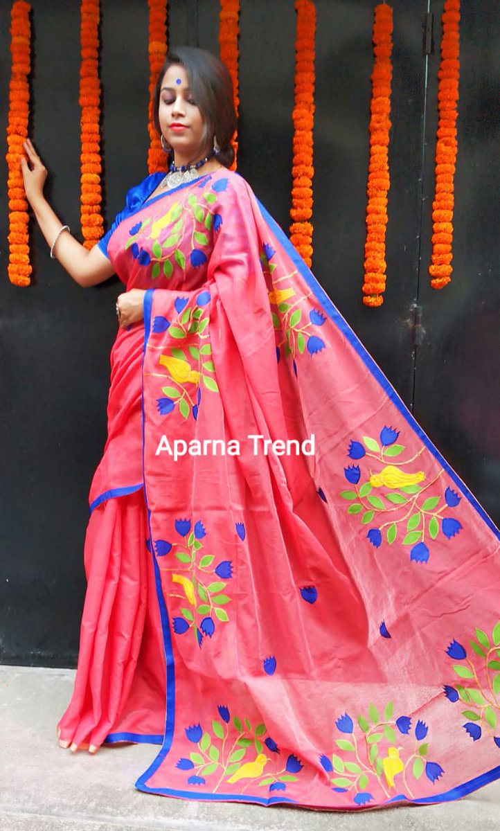 AparnaTrend's tweet image. Applique Handloom Cotton Silk With BP
aparnatrend.co.in
#ATCSA
Limited Collection.. only on Aparna Trend...
Price Rs.998/-
Offer price Rs. 798/-
For Booking Please Call - 9804213707
Whatsapp Booking - 9804213707
[ Mon to Sun - 10AM to 10PM ]
Shipping Free...
