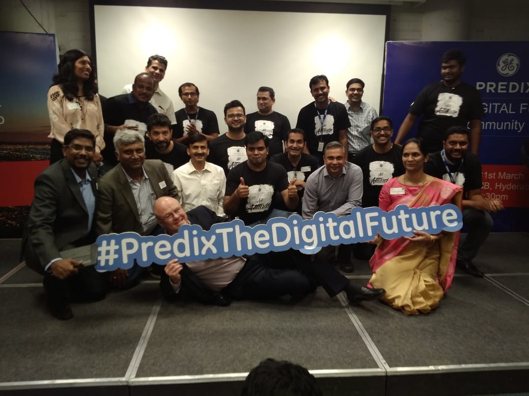 THubHyd's tweet photo. #PredixTheDigitalFuture was a great hit, insightful and engaging. 
It was an amalgamation of Industry, Academia and Startups at @THubHyd @GEIndia @GE_Digital. @EddieAmos with the twitter challenge winners @Anwaarullah https://t.co/YqjOaNN0ne