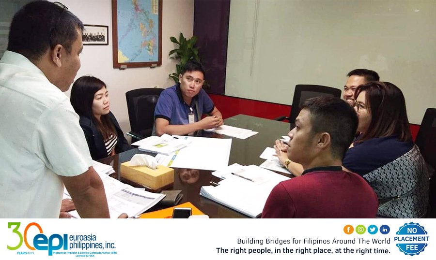 epi_philippines's tweet photo. Pre-departure orientation seminar for workers bound to Madagascar was held last March 20, 2019, at EPI - Euroasia Philippines, Inc. office in Mandaluyong City. https://t.co/L2zPSwM4Ss