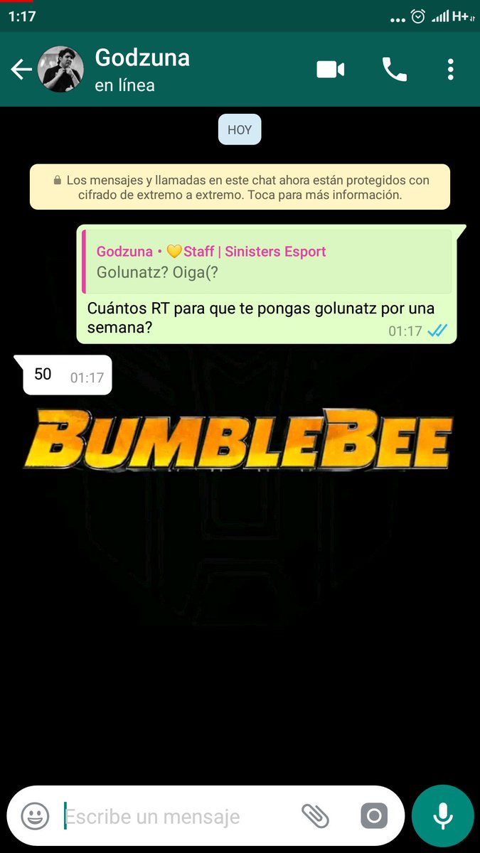 Cristian Heck (@cristianheck_) on Twitter photo Por una causa justa, 50 RT y <a href="/godztuna/">Mario R. Santoro</a> se cambia el nombre a "Golunatz" por una semana. A activar esos RT Por una causa justa, 50 RT y <a href="/godztuna/">Mario R. Santoro</a> se cambia el nombre a "Golunatz" por una semana. A activar esos RT