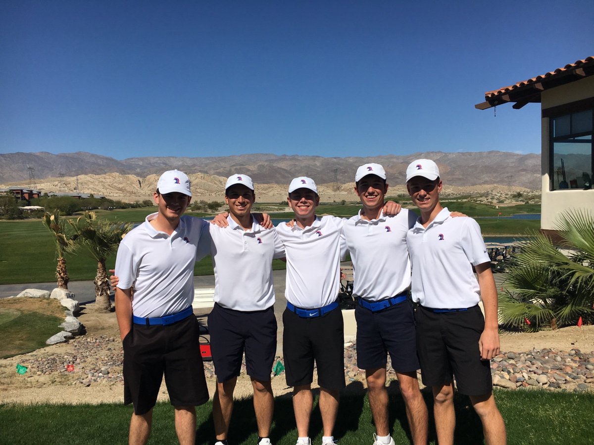 tcagolf's tweet photo. The Trojans played in the prestigious Champions Invitational in Palm Springs, California and finished 17th out of 40 of the top teams from around the country! #Foreleft https://t.co/m8CY0wcSuF