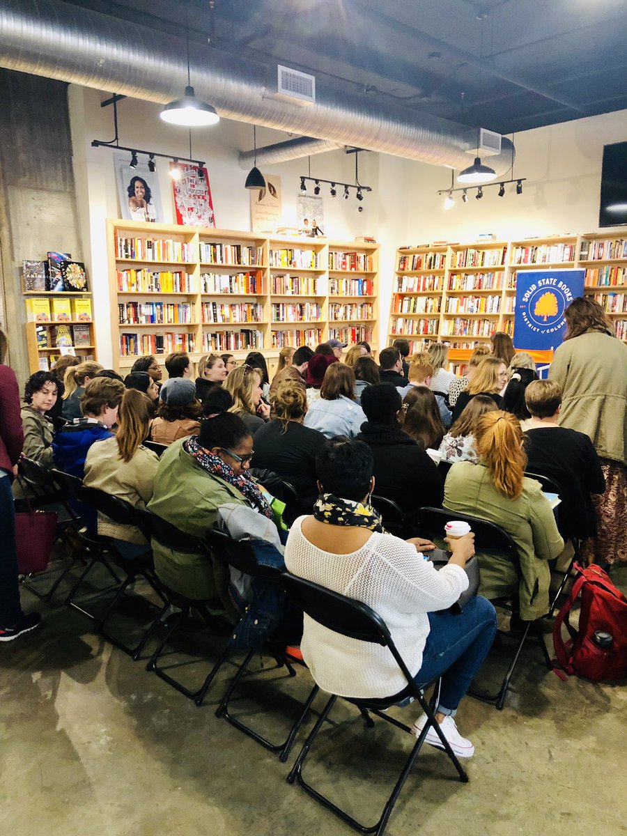 LITonHSt's tweet photo. Special thanks to everyone for joining us this evening in welcoming @EtafRum to D.C. &amp; to the #LITonHStFamily! 

It was such an honor to have you join us Etaf &amp; to learn more about your stunning novel: #AWomanIsNoMan ❤️ https://t.co/Rq7qnv3Cj7