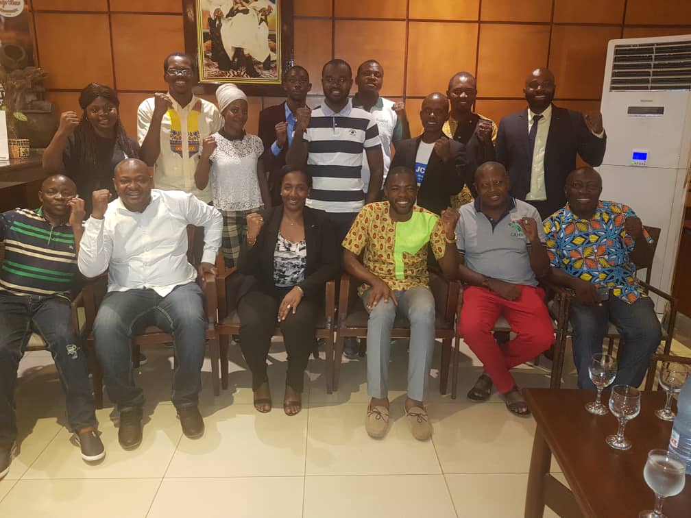 jcicameroun's tweet photo. #JCIDouala welcome the #IVP @Harira_Cisse after a successful #NGA1 in Mbanga - #Cameroun https://t.co/tBszl6PDtw