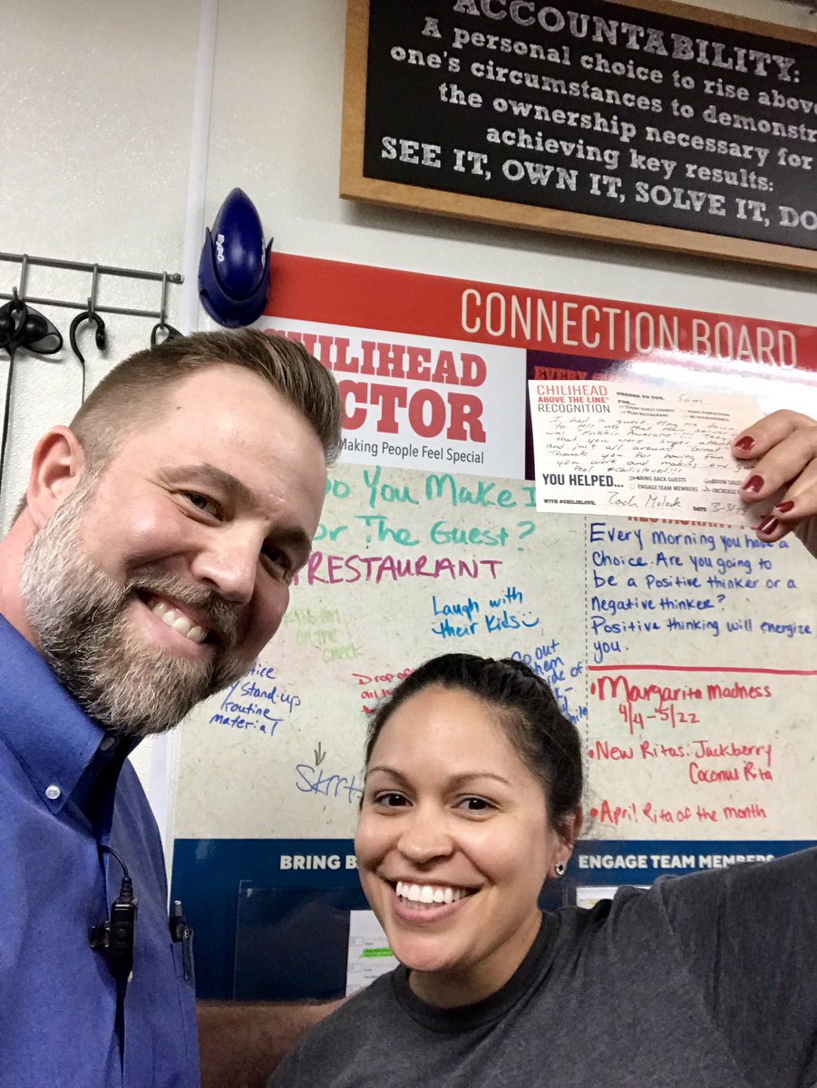 zachmo83's tweet photo. #FocusedRecognition for Sam’s guest stopping me and telling me how “Freaking Awesome” she is!!! She definitely made #theguestcount while #playingrestaurant and having fun! #chilislove #keepsmiling @mk00625 @queenpalpal @Ernest___Perez @auroravrosas https://t.co/v9HO4PBlA6