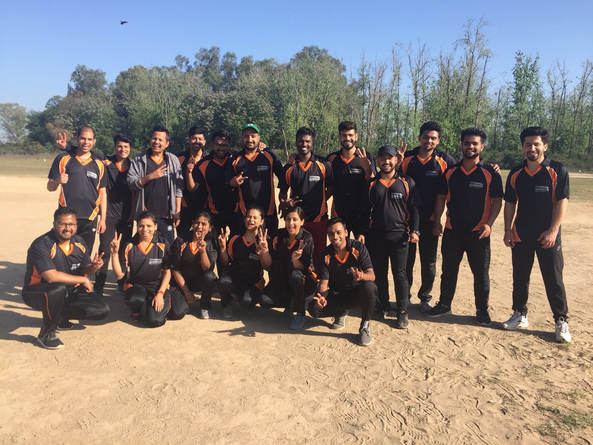 sdeievent's tweet image. #sDForce won their fourth match and this time against #sDDynamos by 26 runs. #smarTian Captain Sandeep Rangwal was player of the match and took 6 wickets.