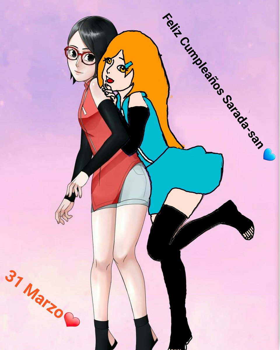 HOLA
BUENAS NOCHES 
#FelizDomingo
YA TERMINO MI TRABAJO MI DIBUJANDO FELIZ CUMPLEAÑOS 
SARADA UCHIHA💕🙈
ME YA VOY IRE A DUERME HASTA MAÑANA BYE