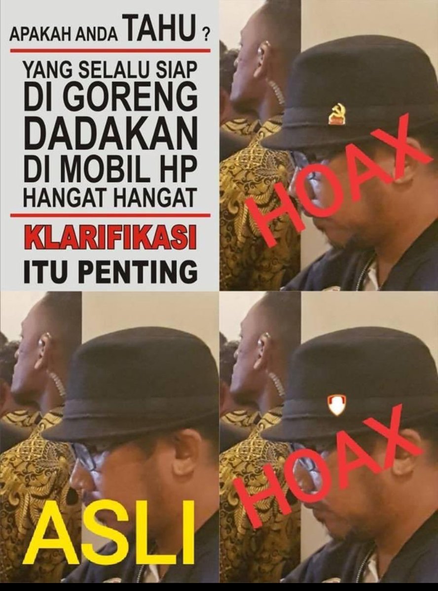 yusuf_dumdum's tweet photo. Kubu sebelah telah memfitnah 01 PKI dg modal foto hoax ini. Siapa saja kalian yang menyebarkan dg narasi2 fitnah siap-siap dicyduk ya. 
#JanganPilihPemimpinEmosional
#KitaPercayaTNI https://t.co/J6T8ZLWvdp