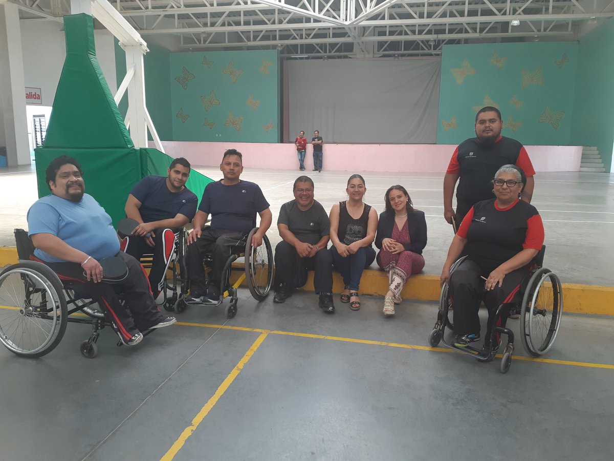 ADESSIREM1's tweet photo. Juegos Estatales ADESSIREM 2019, Para-Tenis de Mesa, gracias Tere Arenales, a todos los deportistas participantes, a la Lic. Penelope Tapia por su apoyo,  Para-Danza Deportiva por la inauguración. Felicidades a todos. #deporteadaptado #mexiquenses #adessirem #paratenisdemesa https://t.co/f6hq98AWFa