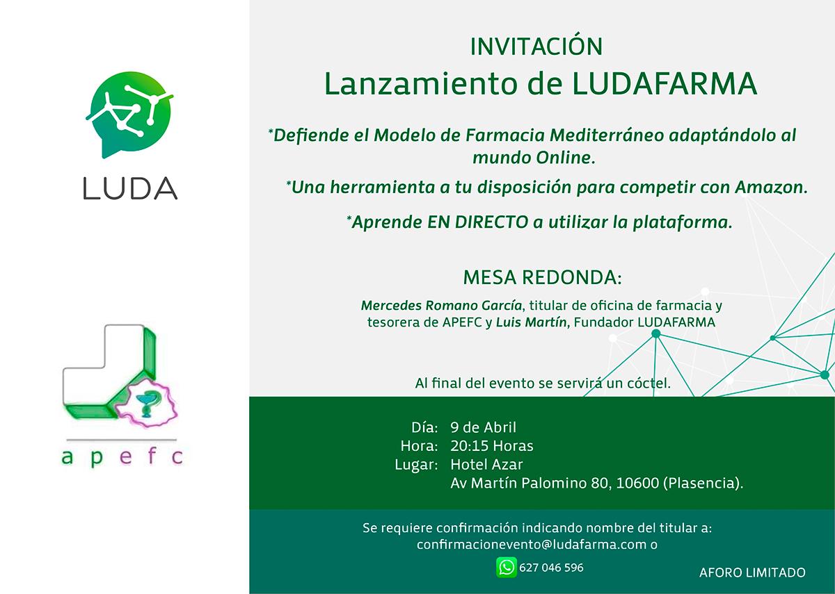 LudaPartners's tweet photo. ¡Os invitamos al Lanzamiento de LUDAFARMA en Plasencia!👌
Aprende EN DIRECTO a utilizar la plataforma el martes 9 de abril a las 20:15 horas.
Se requiere confirmación 💻confirmaciónevento@ludafarma.com📱627 046 596
#Luda #APEFC #LUDAFARMA #EventoPlasencia #EventoLuda #EventoAbril https://t.co/XqMKYA8lAk