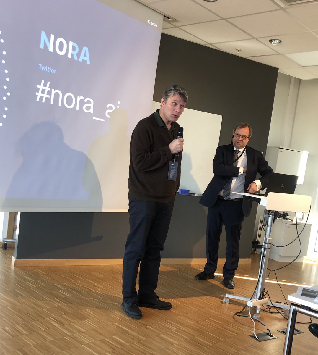 KristinVinje's tweet photo. Takk for besøket, @nikolaiastrup @jennyclemet #nora_ai og velkommen tilbake til @unioslo_mn @UniOslo og vår satsing på #datascience #matte #statistikk #informatikk #fysikk @kl4sp @simula_research @mortendaehlen @KennethRuud https://t.co/DSMpcNYcp8