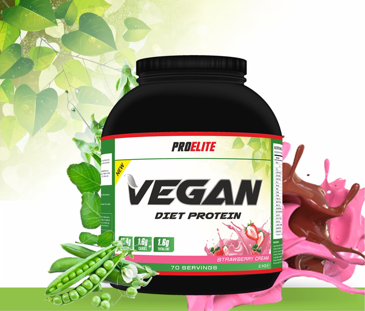 Introducing our Simple, Sweet, & Protein packed Vegan Protein. Now available in 2 flavours; Chocolate & Strawberry. 
#plantbased #plantbaseddiet #plantprotein #vegan #vegandiet #veganprotein #plantbuilt #plantbasednutrition #veganbodybuilding #veganbodybuilder #proelite