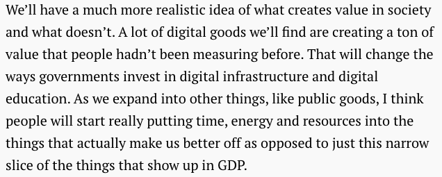 alexbarclay_'s tweet photo. How to redesign GDP for the 21st century to account for digital goods, interesting interview with @erikbryn https://t.co/6J5ajXJNDE #GDPB https://t.co/F9g19wOSAe