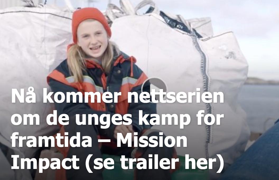 Mission Impact slippes i morgen. Les bakgrunnshistorien her: goo.gl/ZCKTjF #bærekraft #klima #bærekraftsmålene2030 <a href="/DifferMedia/">Differ Media</a> <a href="/MISSIONIMPACT_/">MISSIONIMPACT</a> <a href="/ForumNorway/">ForUM</a>