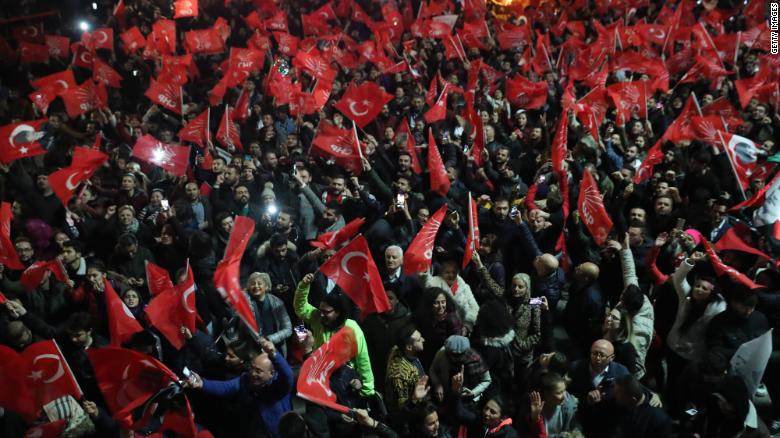CNN's tweet photo. Turkey's Recep Tayyip Erdogan is facing setbacks in the country's local elections.

His party has lost control of the capital, Ankara, and preliminary results show the opposition party may have edged it in Istanbul https://t.co/zOKPgsLRXO https://t.co/phC9koe2H5