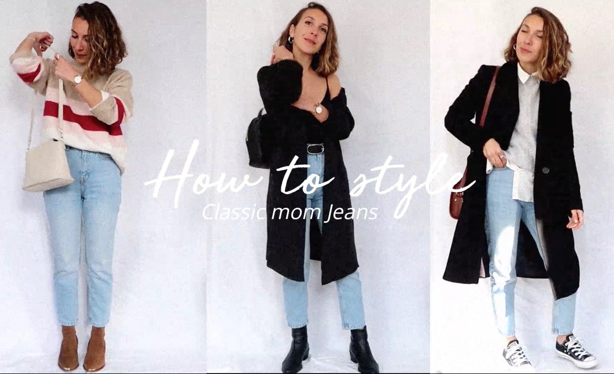 (#VIDEO) Comment porter le #momjeans ? Voici 5 looks en vidéo :) 
youtu.be/XDsX3Pw14aw #lookbook #howtowear
