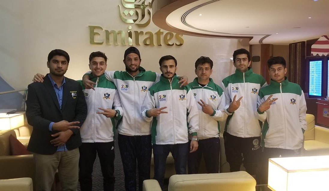 Sana_Jamal's tweet photo. Pakistan futsal team is back home from Dubai airport due to visa issues by Argentina where they were scheduled to make debut in 12th World Futsal Championship.“The ambassador of Argentina has accepted the mistake.But we missed the World Cup": Malik Adnan
https://t.co/f63WNgJ20x https://t.co/WWtQm9oXQX