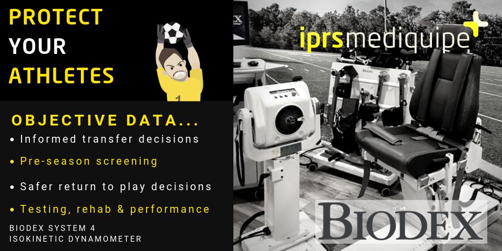Protect your athletes, use the right tools... to make the right decisions...
#football #athlete #isokinetic #analysis #rehab #Biodex
iprsmediquipe.com/products/biode…