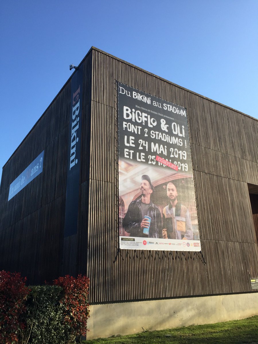 Du Bikini au Stadium !
Après avoir foulé la scène du Bikini plusieurs fois ces dernières années, puis rempli des Zéniths, les frères toulousains de Bigflo et Oli s'attaquent au Stadium de Toulouse !
Pour réserver vos places le 24 mai c'est par ici &gt; bit.ly/2I2T96x