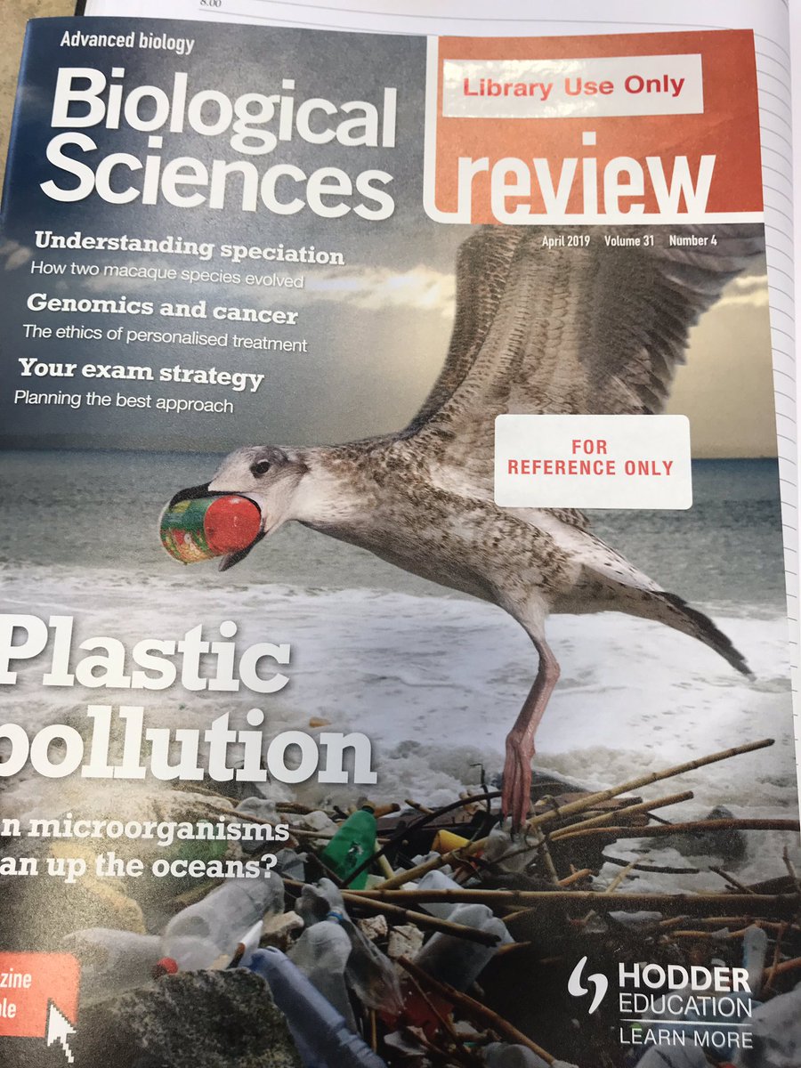LibraryUpper's tweet image. Biological Sciences Review for April 2019 now available in Upper Library!