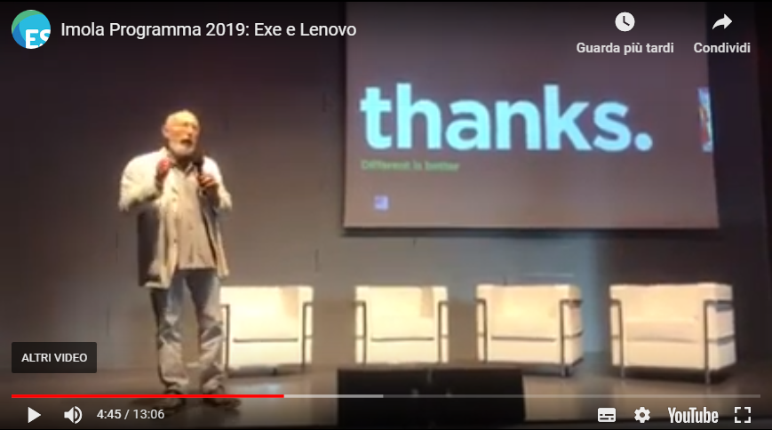 #ImolaProgramma: grazie a tutti!
L'intervento di <a href="/Lenovo/">Lenovo</a> Italia con il nostro CEO Gianni Capra sul tema del #cloud e del #ThinkAgile ➡️ exe.it/lenovo-imolapr… 

Grazie <a href="/imolinfo/">Imola Informatica</a> e @LocalFocusImola