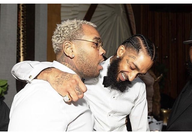iamkevingates's tweet image. The night I was tellin @NipseyHussle when he talk that shit - I go to Stressin!!!  - he be having me ready to catch a indictment “LoL” he laughed we had a blast - #iLoveUForver