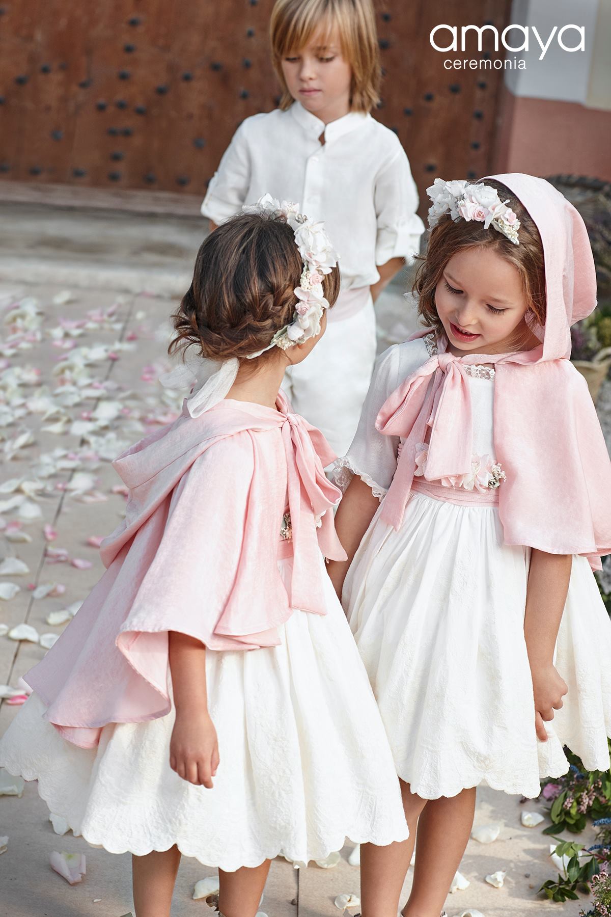 Amaya Fashion for Kids on Twitter: "Compartamos momentos dulces y delicados con nuestra colección de Arras y Ceremonia. #AmayaCeremonia Spring Summer 2019.🌺 The sweetest moments to with our flower girls. #AmayaCeremonia