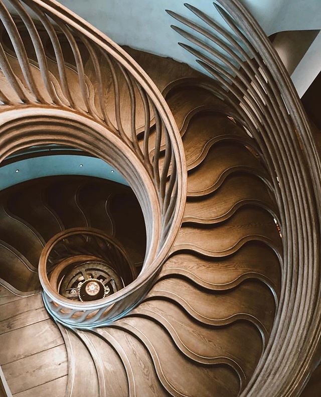 hide_restaurant's tweet photo. The staircase that grows out of the walls. Our famous #stairstalk  #hidelondon #design #decor #interiordesign #stairs #mayfair #architecture https://t.co/u7ssqs6waY https://t.co/3NE8kSP0iw