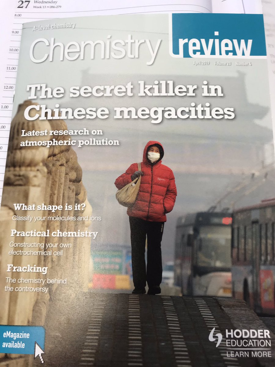 LibraryUpper's tweet image. Chemistry Review for April 2019, now available in Upper Library!