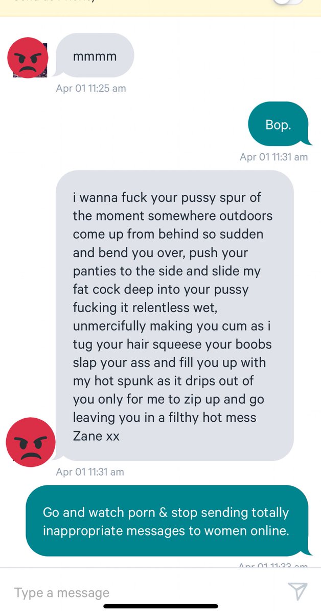 fails_pof's tweet photo. I thought he was quoting Hanson lyrics at me...
It quickly turned grim.
#poffail #poffails #pof #plentyoffish #plentyoffails #onlinedating https://t.co/tllY86JSjR