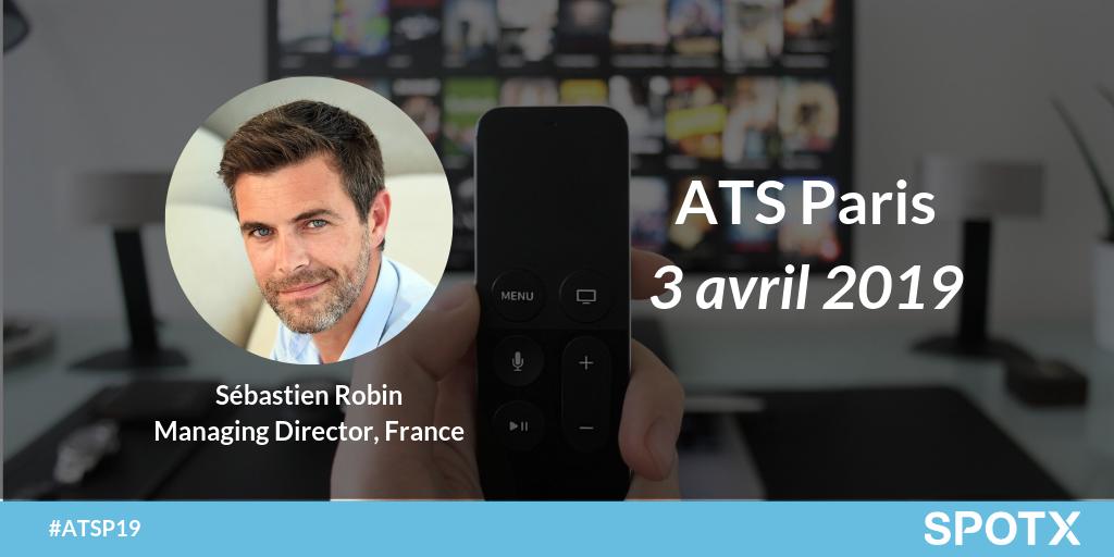 SpotX's tweet photo. .@Sebmaster abordera le sujet des solutions publicitaires les plus avancées pour la TV la semaine prochaine lors d' #ATSP19. En savoir plus sur le sujet en regardant la Vidéo de notre dernier #breakfastexchange https://t.co/4Qm5JF1kgB https://t.co/qvSXM7asb2