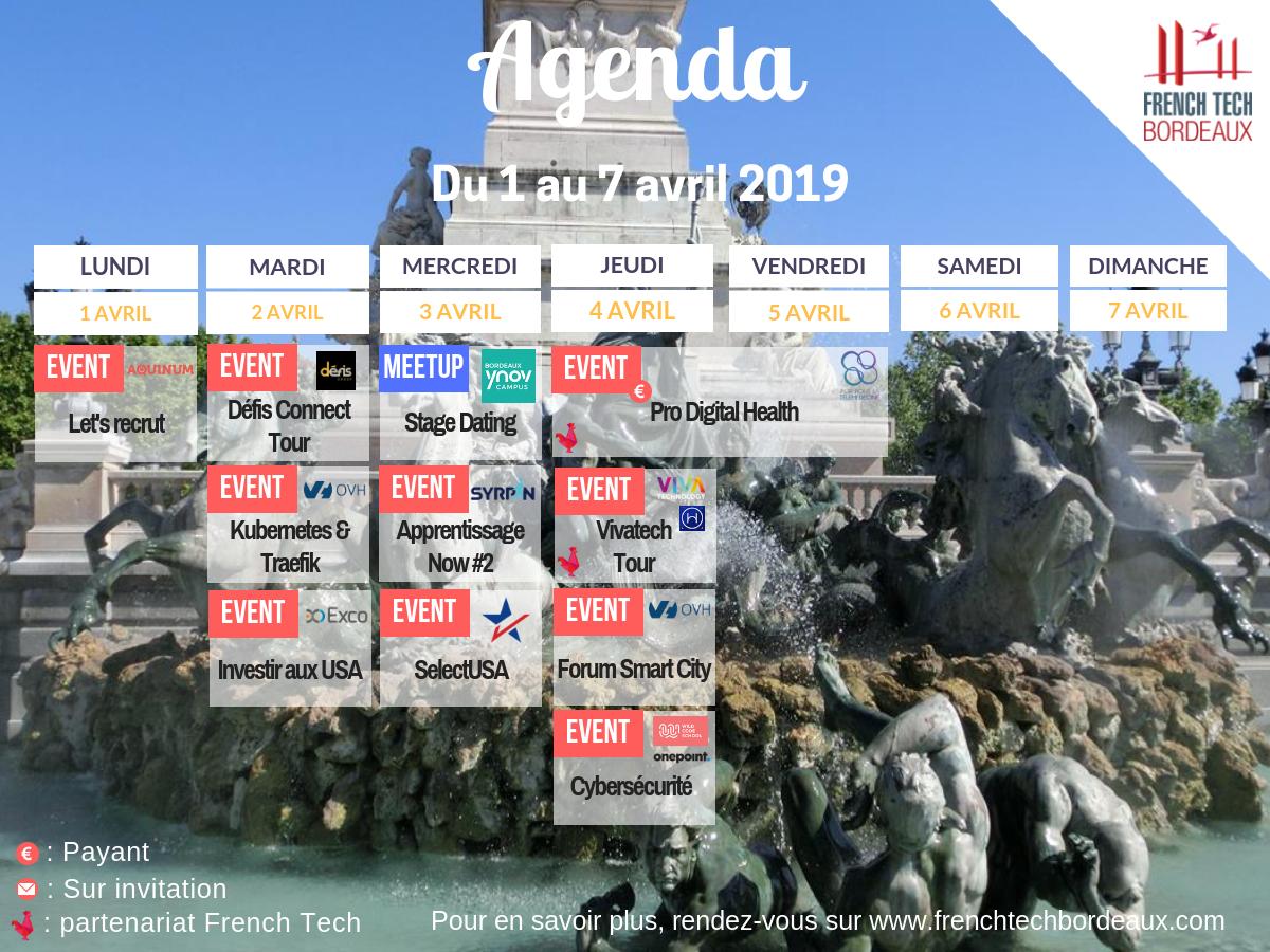 FrenchTechBdx's tweet photo. 🗓️ Vos évènements de cette semaine avec @aquinum @defis33 @ovh_fr @Exco_France @SYRPIN @medefgironde @ynov_bordeaux @ProDigitHealth @VivaTech @LaTribuneBdx @WildCodeSchool ...
🔎 Détails et inscriptions ➡️ https://t.co/2SpAfwXZE7 https://t.co/DgDyB9qaK5