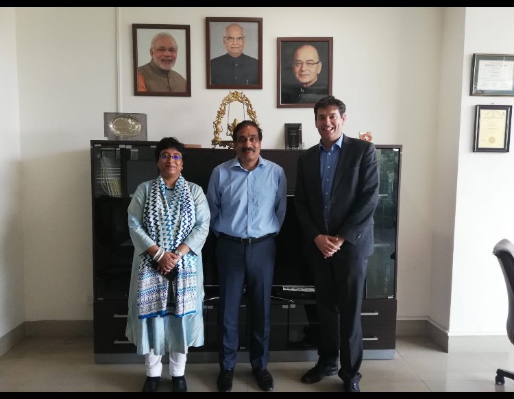 meeting the Director General of the Indian Ministry of Corporate Affairs (IICA) gives first hand insights to #sustainable #management and #CSR in #India