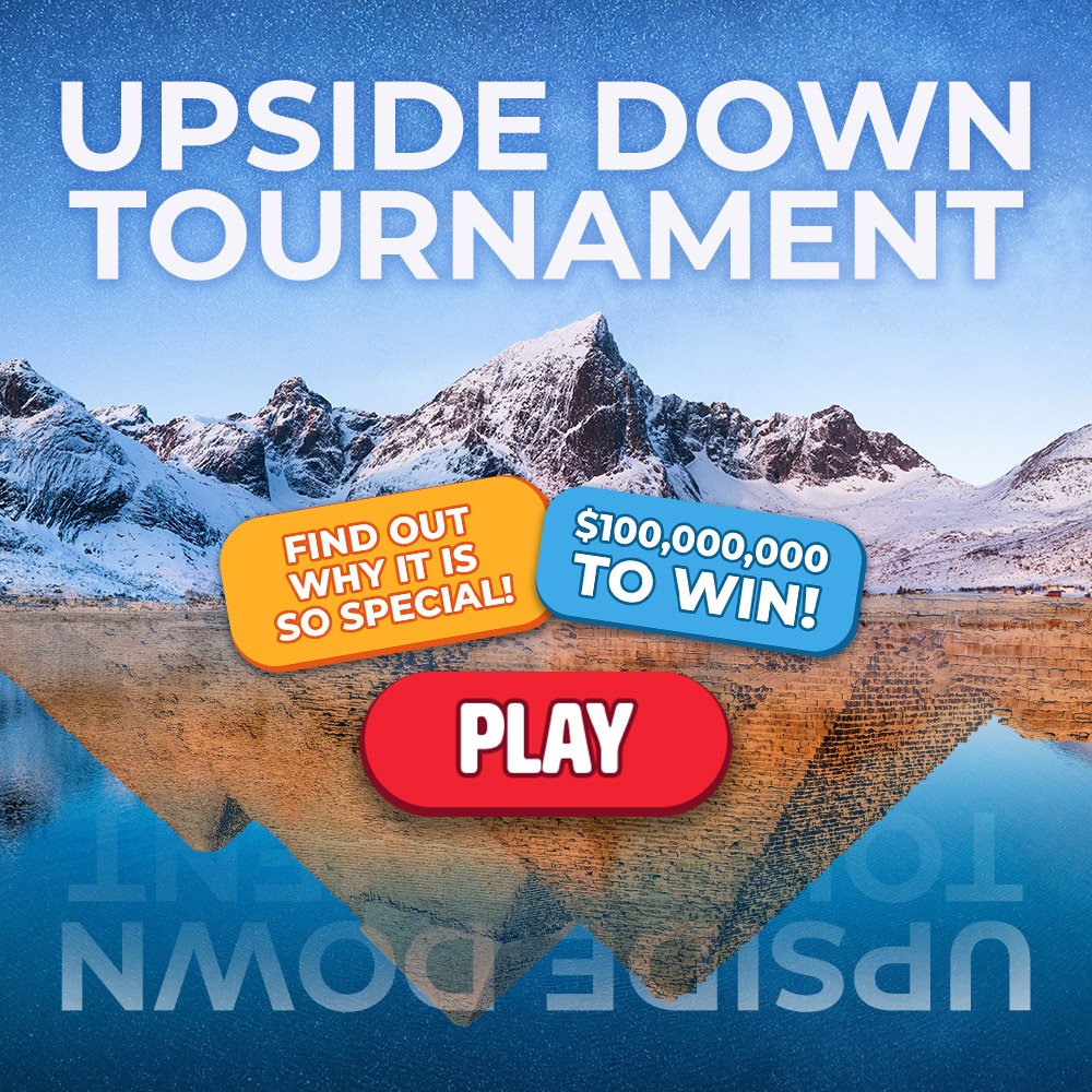 PokerLivePro's tweet photo. 😁 Upside Down tournament 😁
Play the Upside Down tournament and find out, why it is so special! $100,000,000 to win!

Facebook, phones and tablets 👉 https://t.co/7i9qu8vFB2
GameDesire 👉 https://t.co/9lEv1FHjiv

#poker #primaaprilis https://t.co/B8O79Xjgxo
