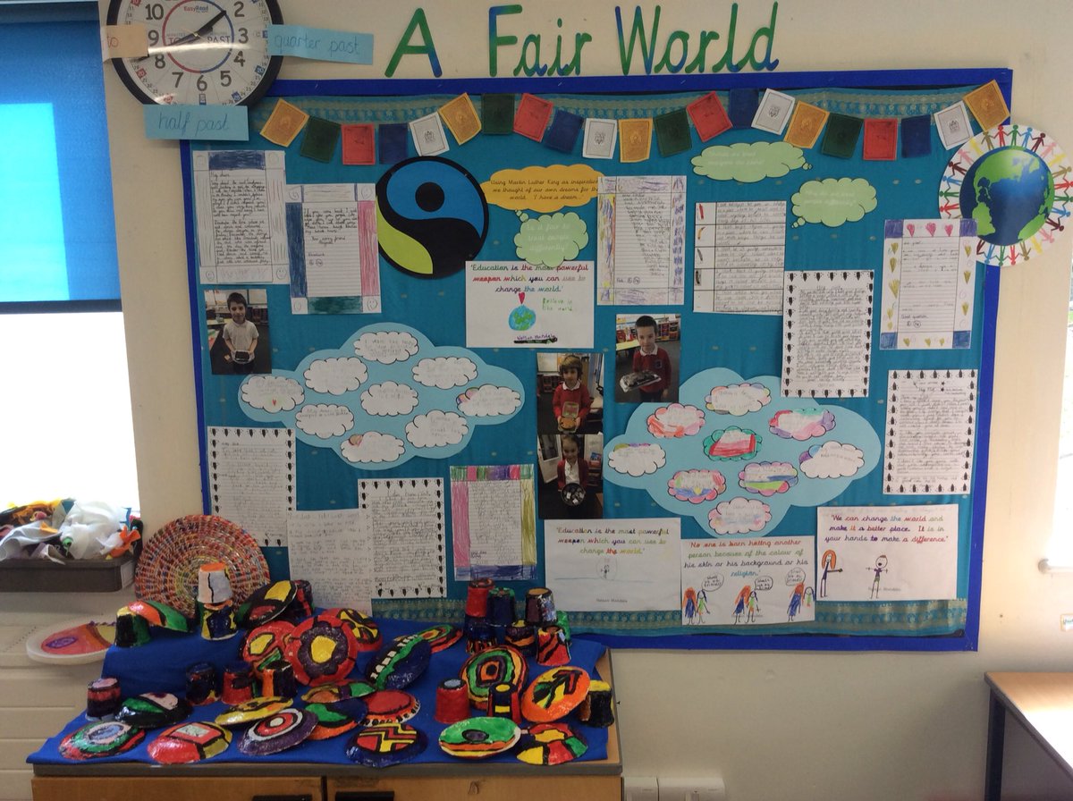 A last picture of our classroom displays of Hope and Fairness.  Next term we move on to forgiveness and Fire.