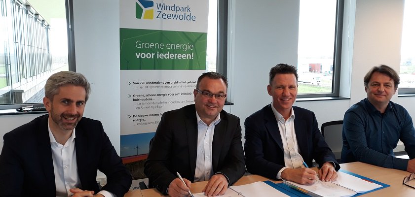 WindenergieC's tweet photo. Windpark Zeewolde en #ABB tekenen contract bouw transformatorstation
https://t.co/VWcVGf3RqP https://t.co/aVQR7K0Ey8