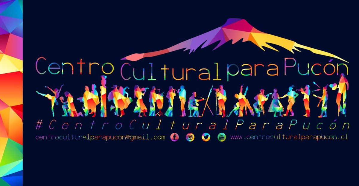 ParaPucon's tweet photo. CENTRO CULTURAL PARA PUCÓN. 
Se partícipe por El Arte y La Cultura Local.
#CentroCulturalParaPucon
@centroculturalparapucon. 
En todas las redes... pronto más información. 
👩🏻‍🎨💃🏻🕺👯‍♂️🤹🏼‍♂️🤹‍♀️🎭🎪🎸🎺🎷🥁🎻🎹🎨🎤🎬🎼📽🎙🎥📸🏺🎏🎎🖼🖌📯
#pucon #puconino #arte #cultura #chile https://t.co/0FsvsFOr8E