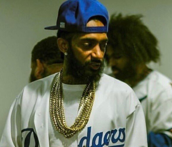 nipsey hussle dodgers jersey