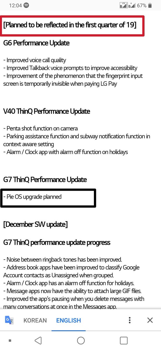 s_dhaval_'s tweet photo. @LGIndia @LGUS @LGMobileGlobal @LGUSSupport @LGUSAMobile Do You Guys have any answers to your roadmap?? Q1 also ended yet no android pie for LG G7+ ThinQ #disappointing @MKBHD @UnboxTherapy @AndroidAuth #boycottlgphones #FlagshipFail https://t.co/WCGgUbtIS4
