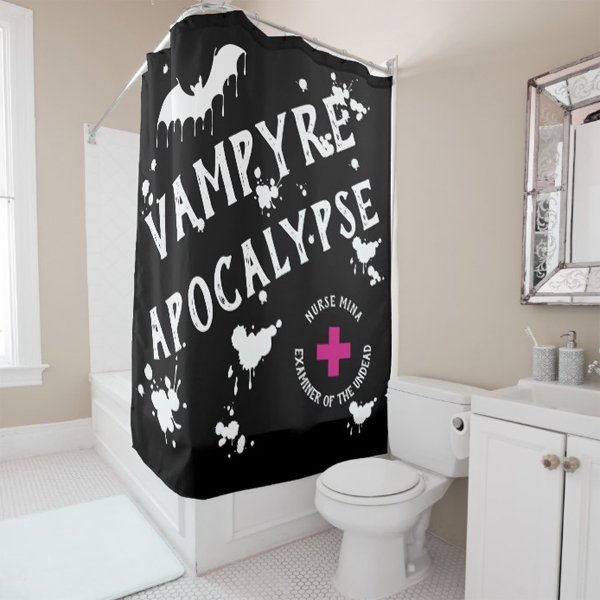 MooseDisco's tweet photo. Just though I'd get up and promote this if you want to be an undead examiner for the Vampire Apocalypse and add your name to this shower curtain!!!  https://t.co/KxZsO7Ete8 #altdecor #Vampire #Apocalypse #goth #gothic #cosplay #gothdecor #altdecor https://t.co/dyAiLg9DEY