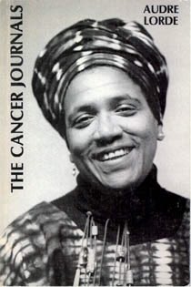 marq_smith's tweet photo. @AliceTwemlow @graceleesmaffei @doctorow Day 2: ’The Cancer Journals’ by #AudreLorde. I’ve been re-reading this powerful, heartbreaking, emboldening book in preparation for ‘Blood & Bones: Living with Cancer’, which includes an exhibition @uclh by @tom_corby1 & a screening of ‘The Cancer Journals Revisited’ by #LanaLin. https://t.co/VE6W21lQGO