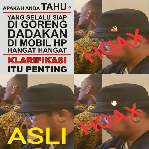yunitamelia1's tweet photo. Nggak Hoax Nggak Makan ... 
Kita Tetap #Coblos01 #Solorayabersatu https://t.co/5YhDLorXUX