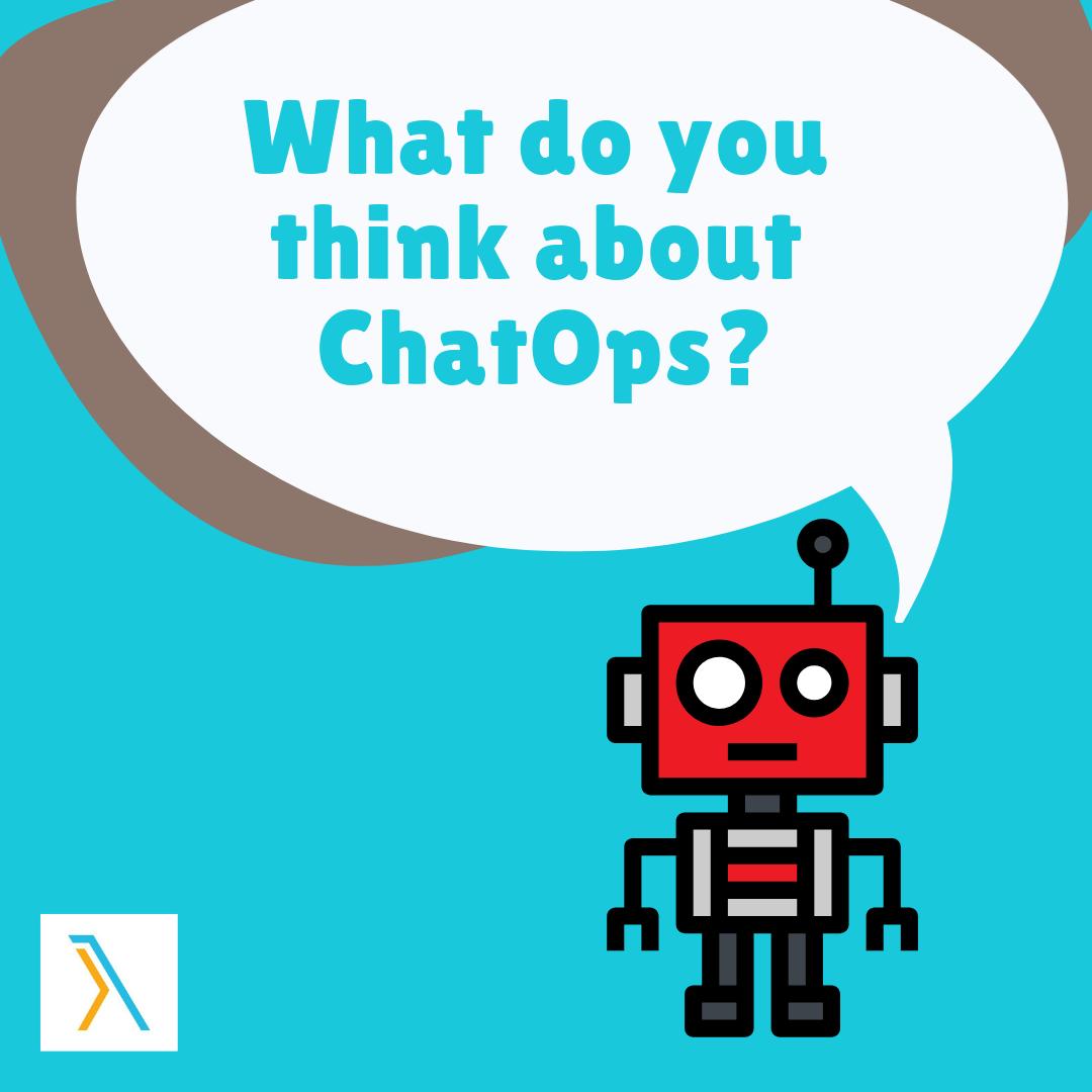 afronski's tweet photo. This time I have a #question for you: what do you think about #ChatOps? Do you use it? Is it useful for you? 🤔 I would be grateful if you could spend 5m and fill out a survey for me: https://t.co/jY9ut7DAL7 #serverless #aws #bot #bots #chatbot #chatbots #sre #devops #hubot #GCP https://t.co/xSjImj6bdj