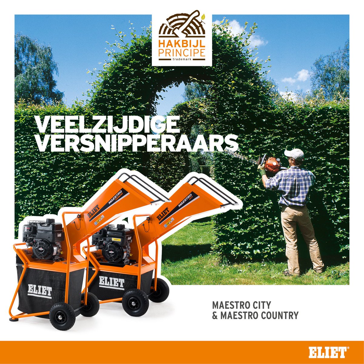 Snoei nu struiken zoals rozelaar, hortensia of lavendel om een mooiere bloemenpracht te krijgen. 🌷
De #ELIET #MaestroCity en #MaestroCountry kunnen je helpen bij het verwerken van je groenafval.💪🧡
#elieteurope #elietmachines #veelzijdige #versnipperaars #compost