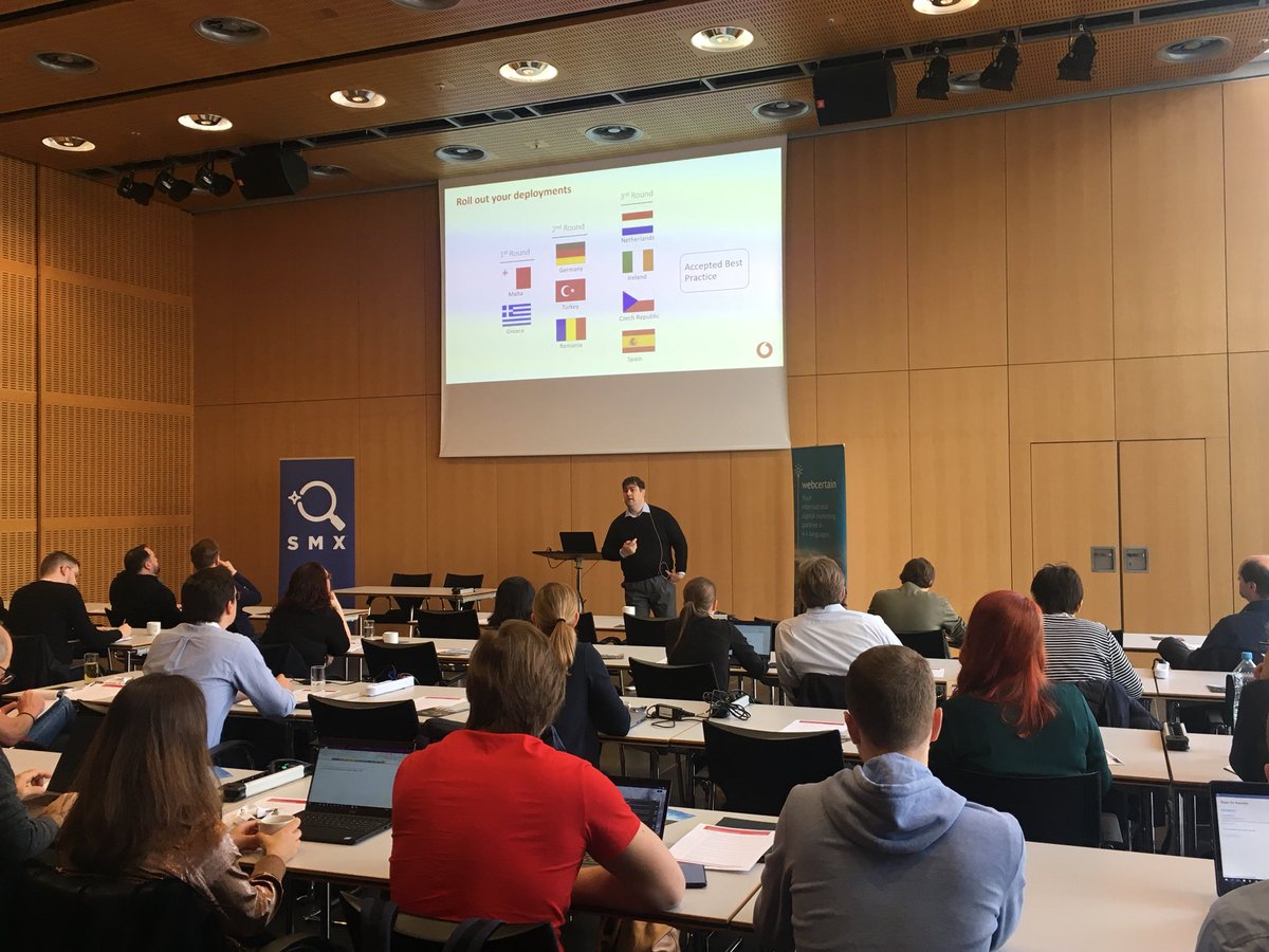 GemHoughton's tweet photo. Kicking of this year’s #IntSSMUN with @nickwilsdon talking about deploying SEO effectively in multiple markets https://t.co/KoGWt5rpCK